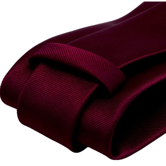 Solid Color Necktie and Pocket Square Cufflinks Sets For Men + Gift Box NWT - Picture 6 of 8